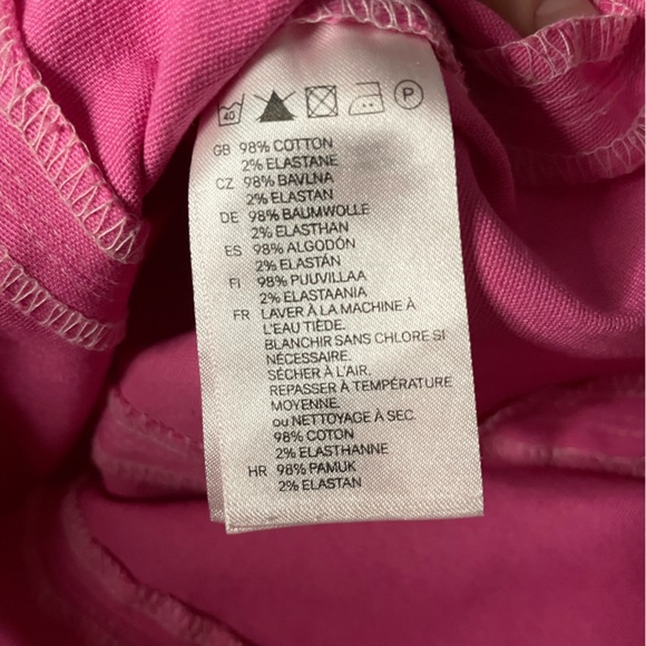 H&M Pink Dress - Barbiecore - Hand dyed - Cotton Summer Dress - Bodycon - Picture 6 of 6